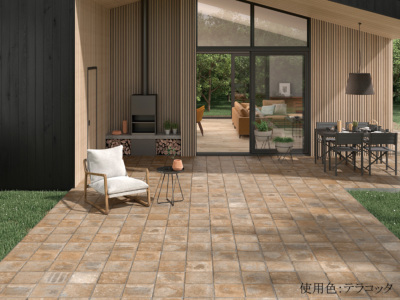 コテージ テラコッタ 600mm角 - 輸入タイル専門通販サイトのタイルスタイル